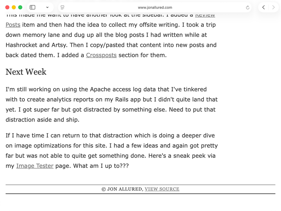 Desktop footer before screenshot